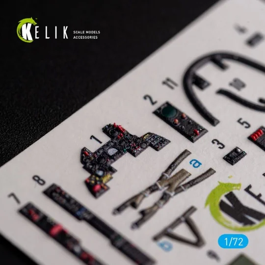 MIRAGE III CJ - interior 3D decals for SpecialHobby kit, 1/72 - Kel... MIRAGE III CJ - interior 3D decals for SpecialHobby kit, 1/72 - Kel...