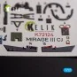 MIRAGE III CJ - interior 3D decals for SpecialHobby kit - Kelik K72124