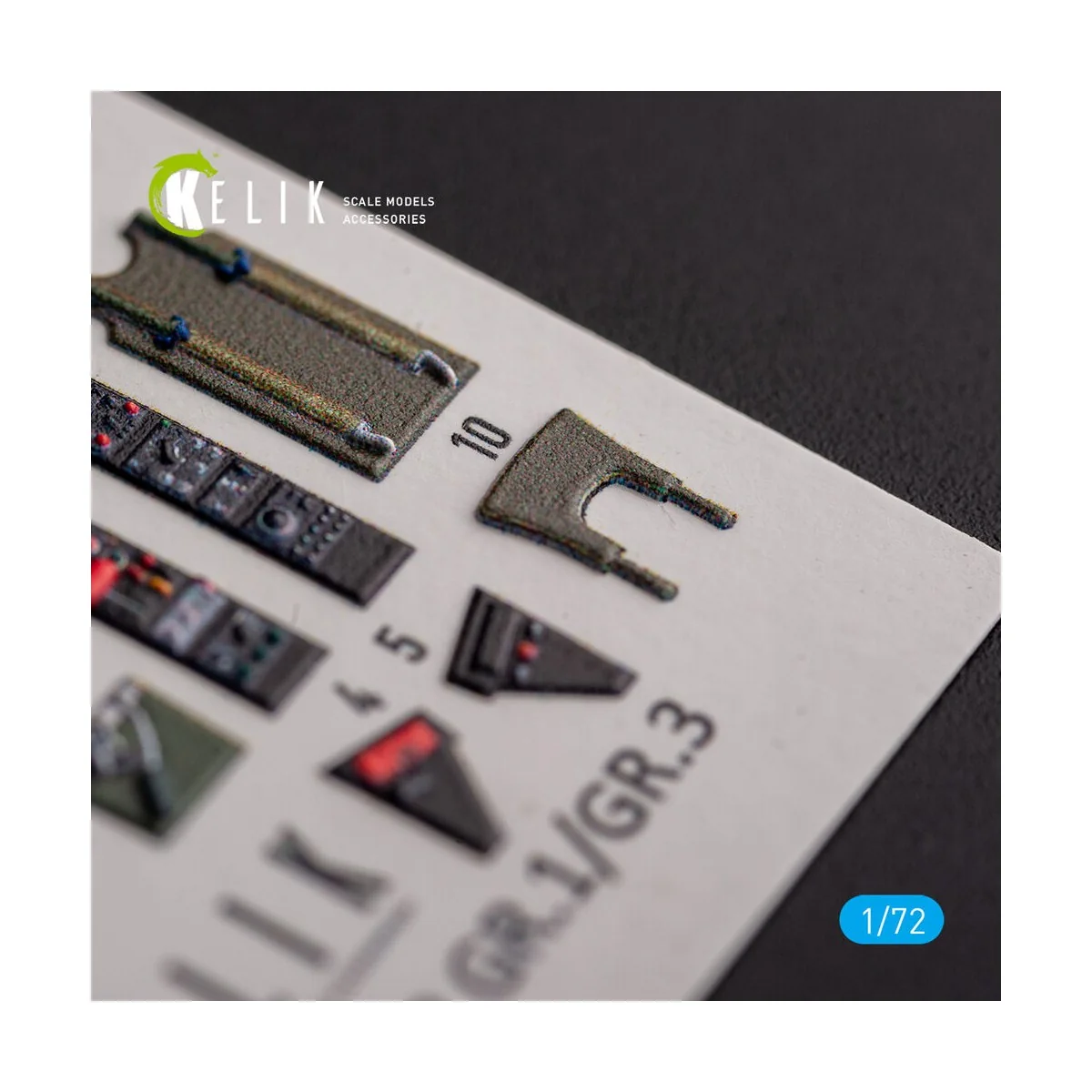 Jaguar GR.1/GR.3 - interior 3D decals for Italeri kit - Kelik K72121