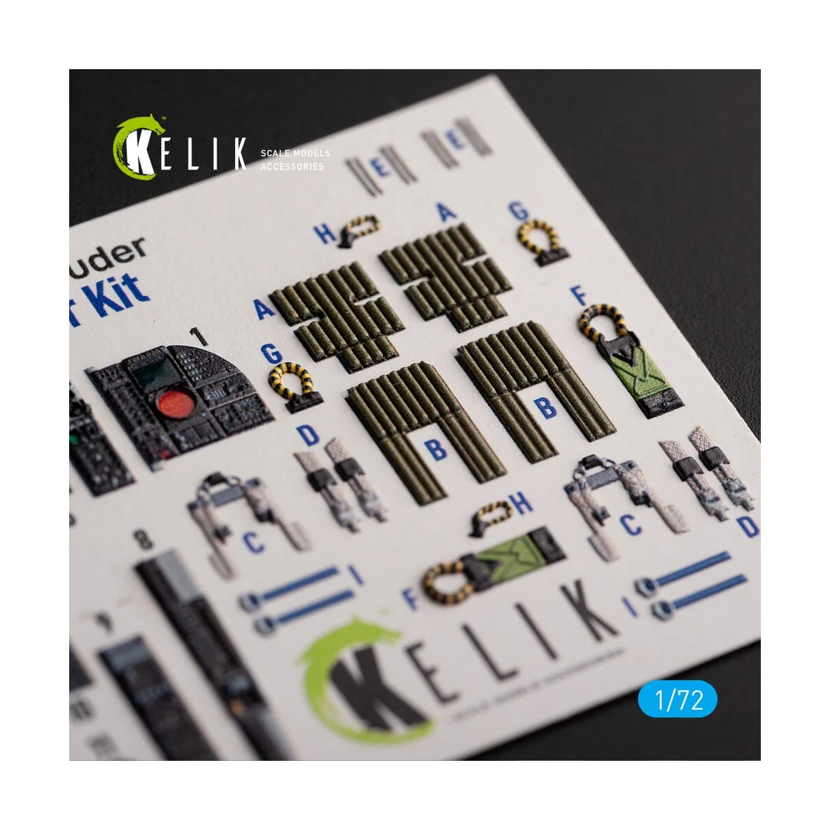 A-6E Intruder - interior 3D decals for Trumpeter kit - Kelik K72129