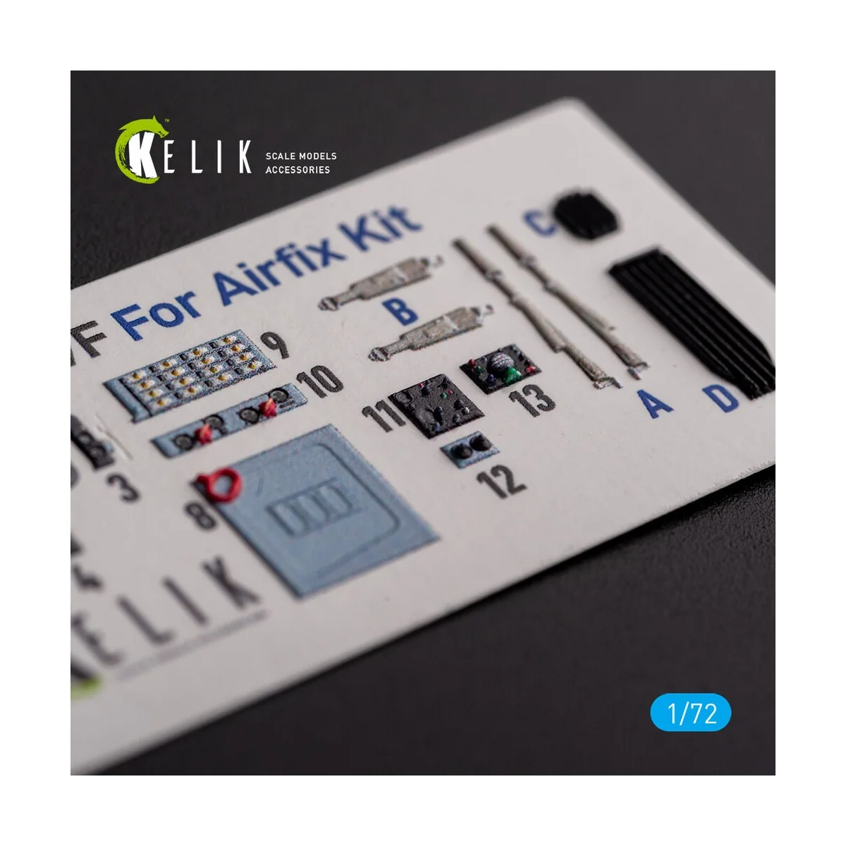 Mig-17 Fresco (Shenyang J5) - interior 3D decals for Airfix kit, 1/...