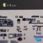 Il-2 Shturmovik - interior 3D decals for Tamiya kit - Kelik K72138
