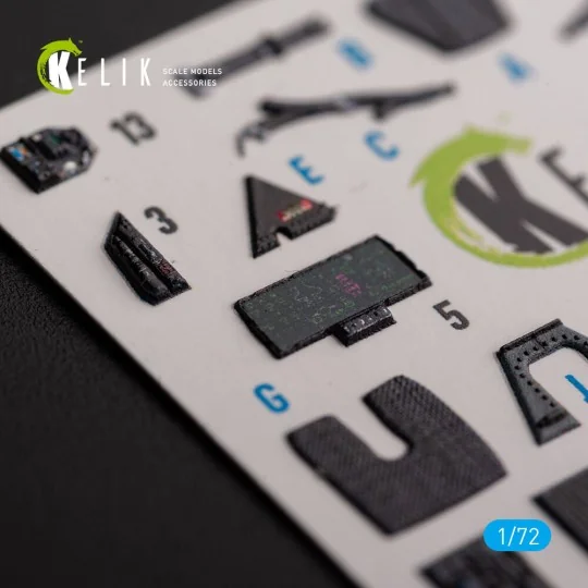 F-35B - interior 3D decals for Tamiya kit, 1/72 - Kelik K72141 F-35B - interior 3D decals for Tamiya kit, 1/72 - Kelik K72141