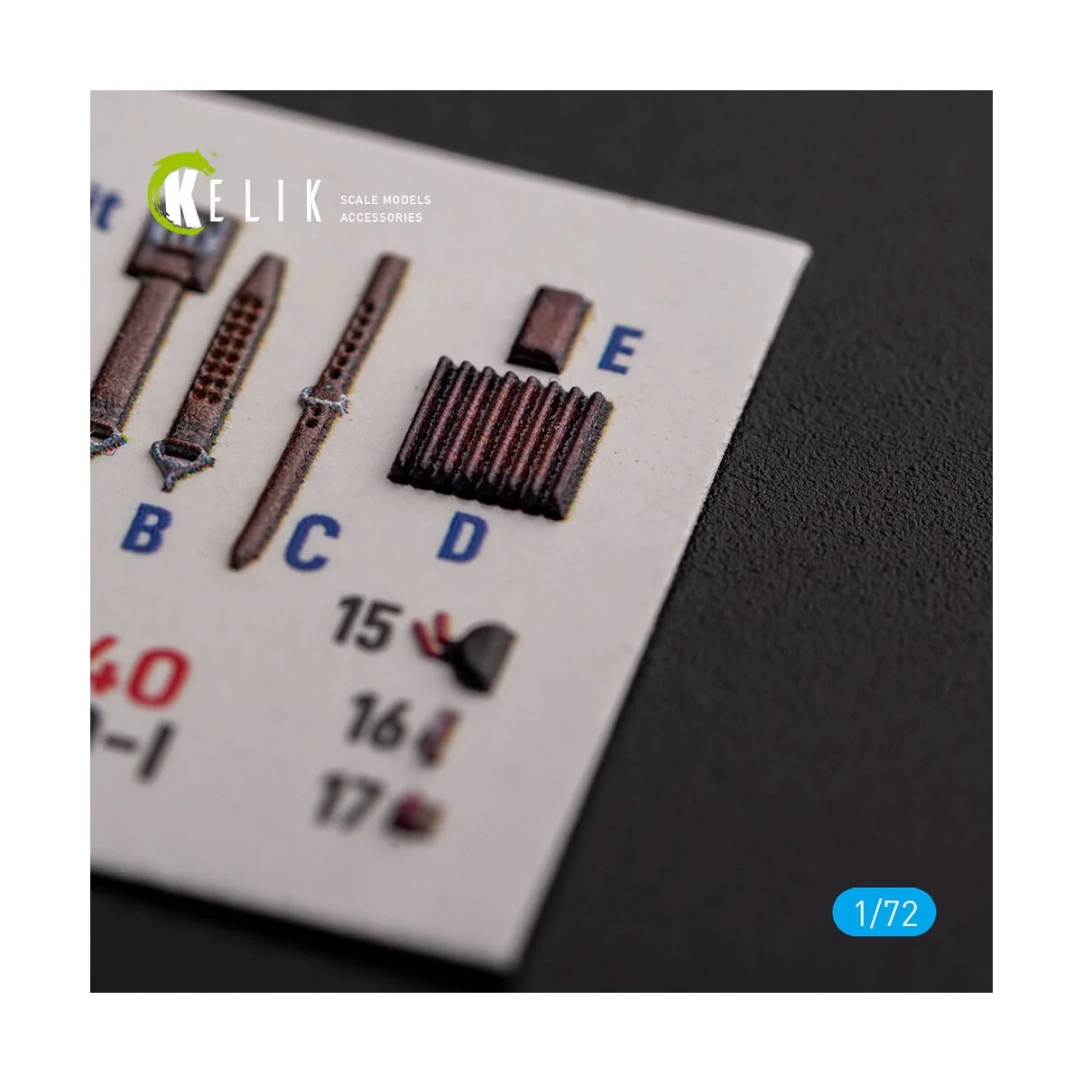 Ki-100-I - interior 3D decals for FineMolds kit - Kelik K72140 Ki-100-I - interior 3D decals for FineMolds kit - Kelik K72140