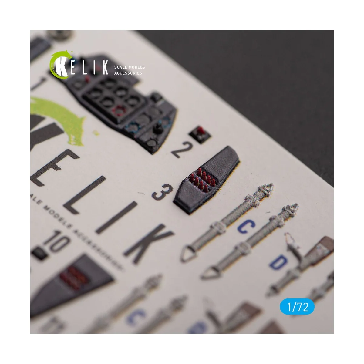 Me 163 B/S Komet - interior 3D decals for Hobby 2000/Academy kit, 1... Me 163 B/S Komet - interior 3D decals for Hobby 2000/Academy kit, 1...