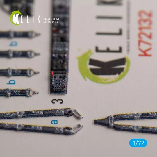 UH-2C SEASPRITE - interior 3D decals for Clear Prop kit - Kelik K72132