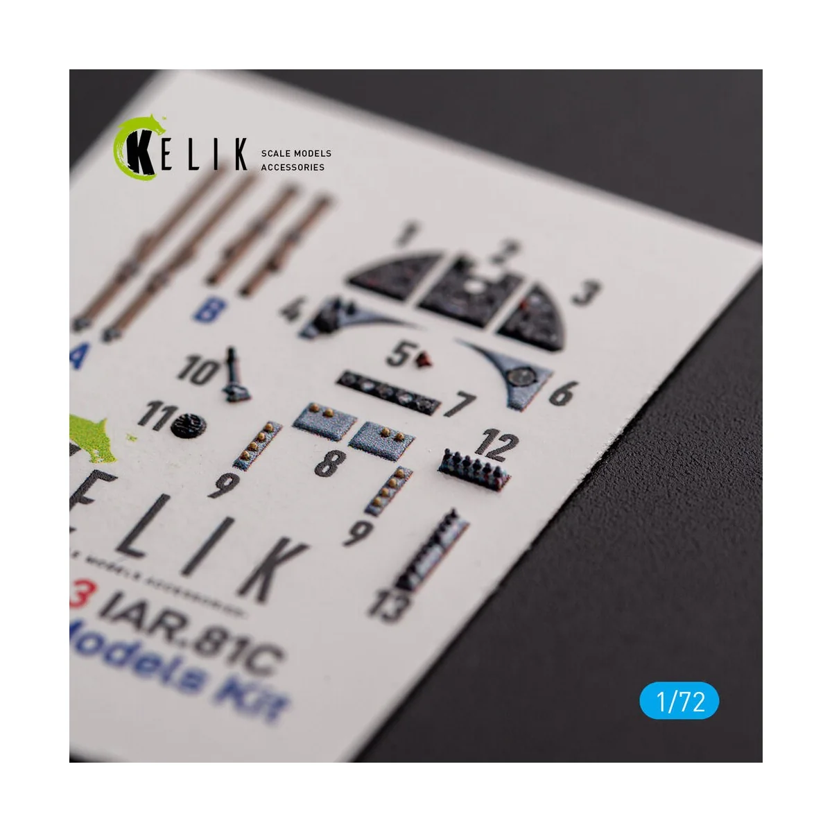 IAR.81c - interior 3D decals for IBG Models kit, 1/72 - Kelik K72143 IAR.81c - interior 3D decals for IBG Models kit, 1/72 - Kelik K72143
