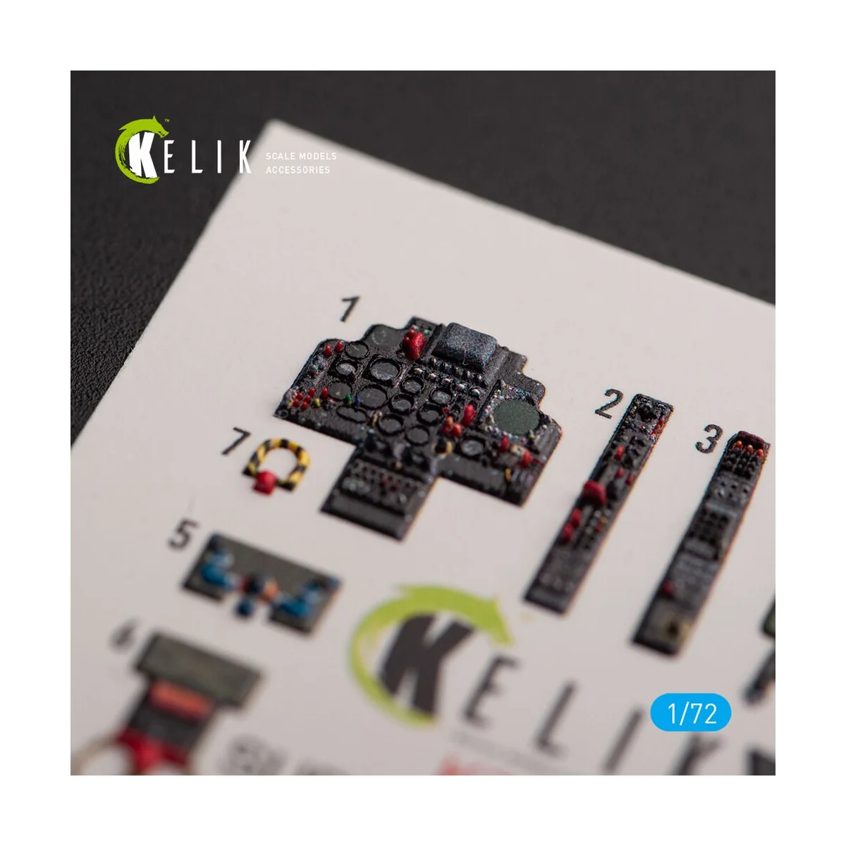 Super Etendard - interior 3D decals for Academy kit - Kelik K72131