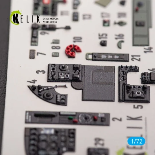 Bristol Beaufort Mk.1 - interior 3D decals for Airfix kit - Kelik K...