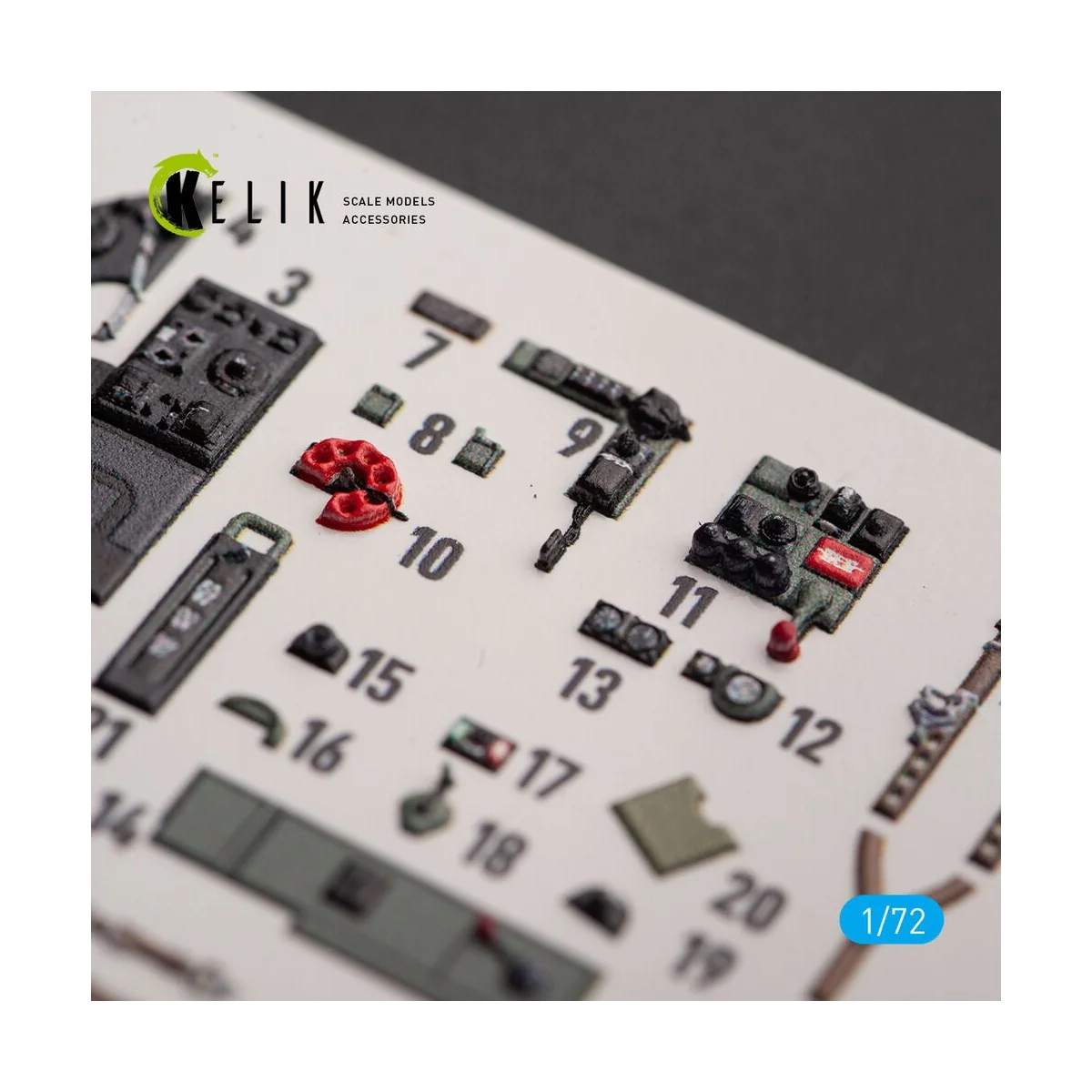 Bristol Beaufort Mk.1 - interior 3D decals for Airfix kit - Kelik K...