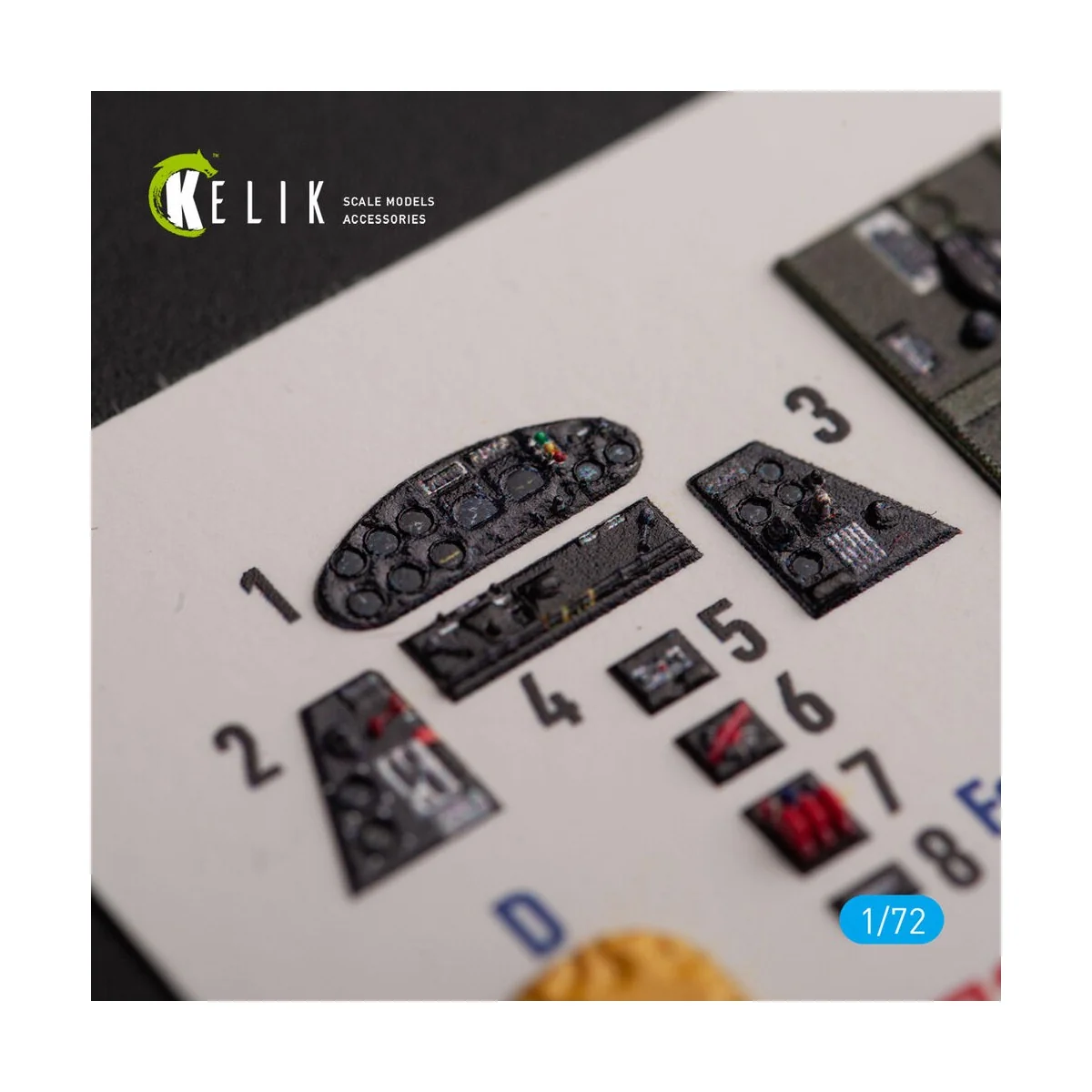 TBM-3E - interior 3D decals for Hobby 2000/Hasegawa kit, 1/72 - Kel...