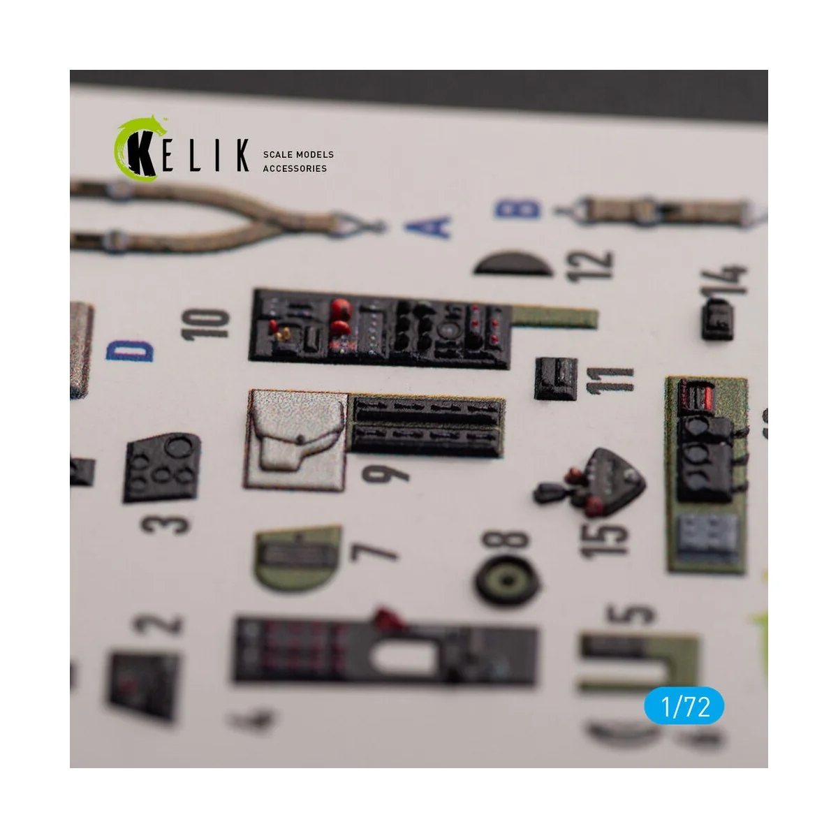 F4U-1A Corsair - interior 3D decals for Tamiya kit - Kelik K72155 F4U-1A Corsair - interior 3D decals for Tamiya kit - Kelik K72155