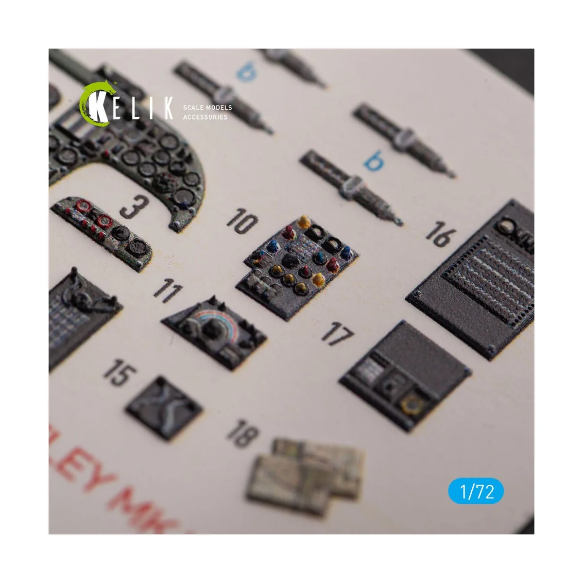 ARMSTRONG WHITWORTH WHITLEY MK.V - interior 3D decals for Airfix ki...