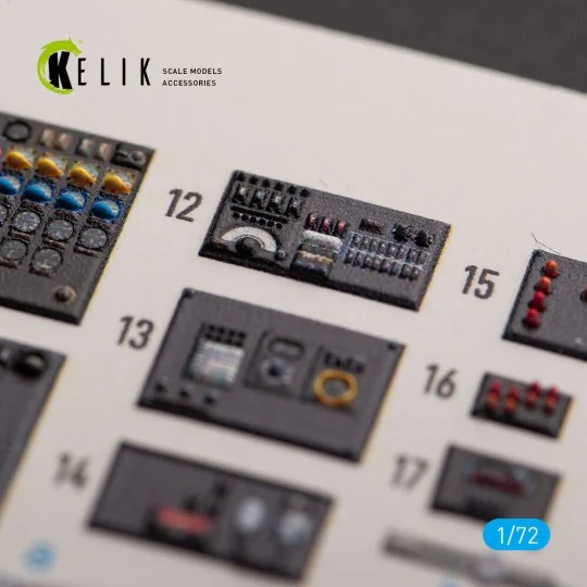 AVRO LANCASTER B.III - interior 3D decals for Airfix kit - Kelik K7...