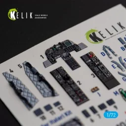 OA-10A Thunderbolt - interior 3D decals for Italeri kit, 1/72 - Kel...