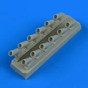 Spitfire Mk.IX exhaust-oval type f.Revel, 1/32 - Quickboost QB32 193