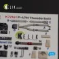 P-47M Thunderbolt- interior 3D decals for Revell kit - Kelik K72161