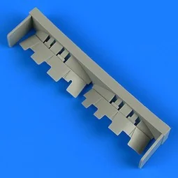 A6M5c Zero Type 52 cowl flaps (opened) for Hasegawa - Quickboost QB...