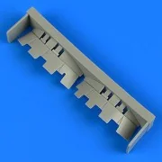 A6M5c Zero Type 52 cowl flaps (opened) for Hasegawa - Quickboost QB...