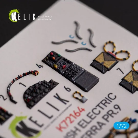 English Electric Canberra PR.9 - interior 3D decals for Airfix kit,... English Electric Canberra PR.9 - interior 3D decals for Airfix kit,...