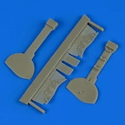 A6M5c Zero Type 52 undercarriage covers for Hasegawa - Quickboost Q...