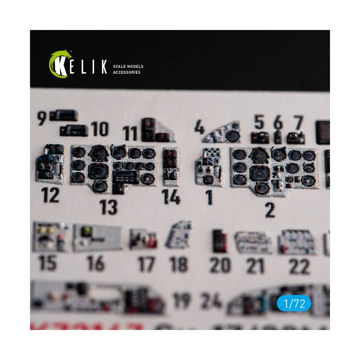 SU-17M4P/22M4 - interior 3D decals for ModelSvit kit, 1/72 - Kelik ...