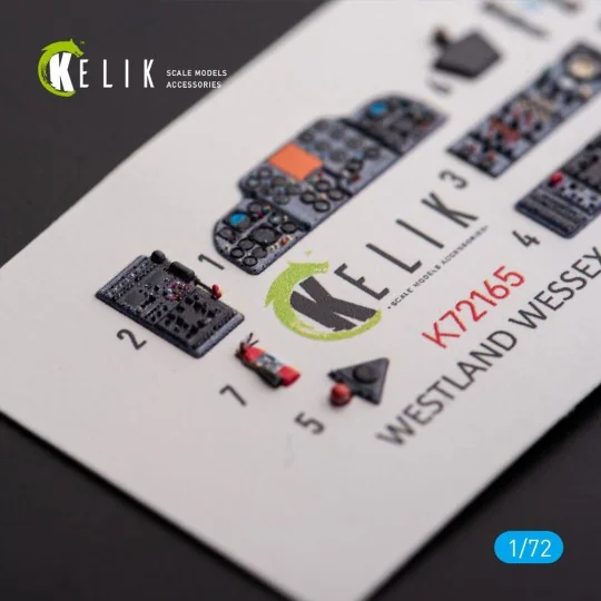Westland Wessex HAS.3 - interior 3D decals for Italeri kit - Kelik ...