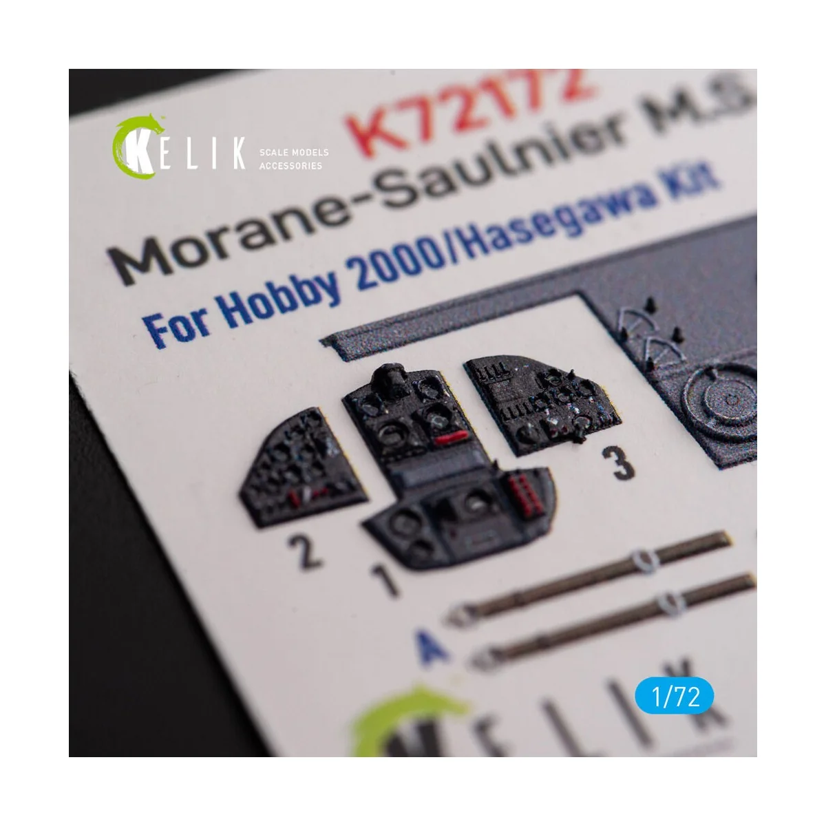 Morane-Saulnier M.S.406 - interior 3D decals for Hobby 2000/Hasegaw...