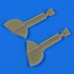 Spitfire Mk.Ixc undercarriage covers for Revell - Quickboost QB32 201