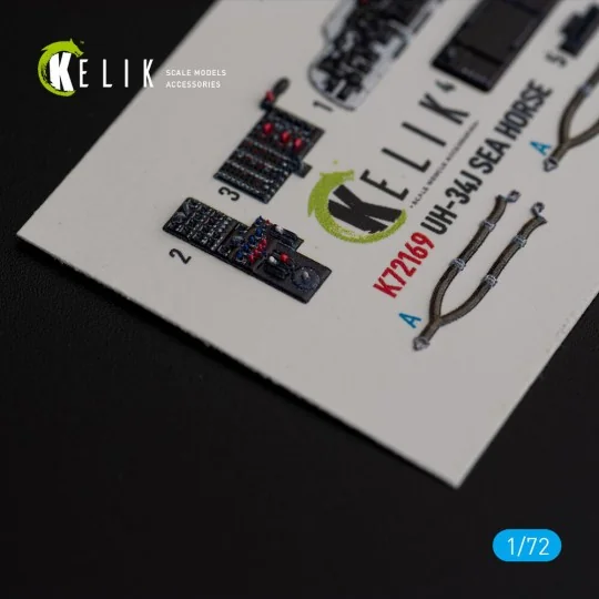 UH-34J SEA HORSE - interior 3D decals for Italeri kit - Kelik K72169