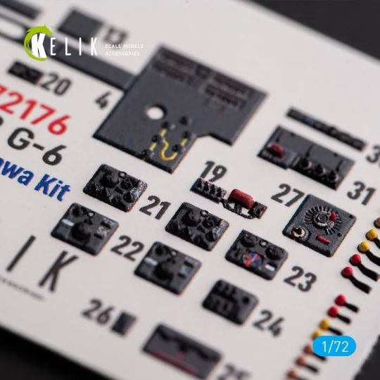 Ju88 G-6 - interior 3D decals for Hasegawa kit, 1/72 - Kelik K72176 Ju88 G-6 - interior 3D decals for Hasegawa kit, 1/72 - Kelik K72176