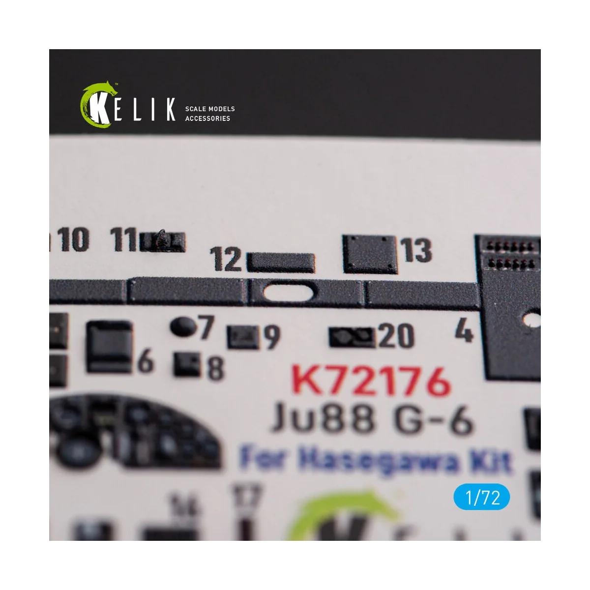Ju88 G-6 - interior 3D decals for Hasegawa kit - Kelik K72176 Ju88 G-6 - interior 3D decals for Hasegawa kit - Kelik K72176
