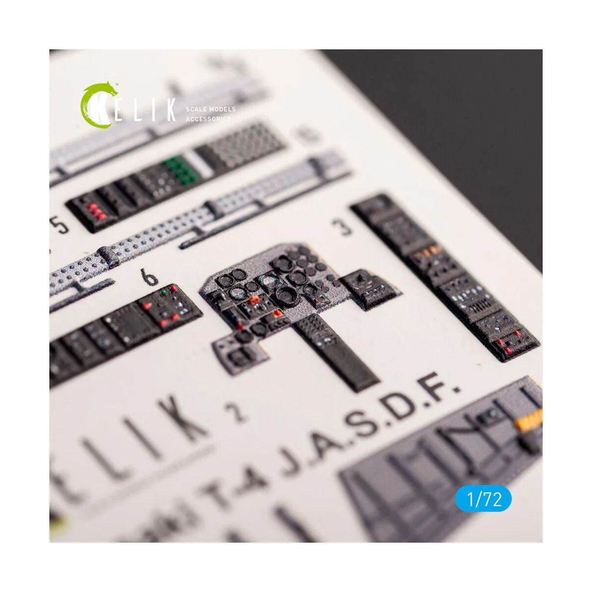 Kawasaki T-4 - interior 3D decals for Hasegawa kit - Kelik K72073 Kawasaki T-4 - interior 3D decals for Hasegawa kit - Kelik K72073