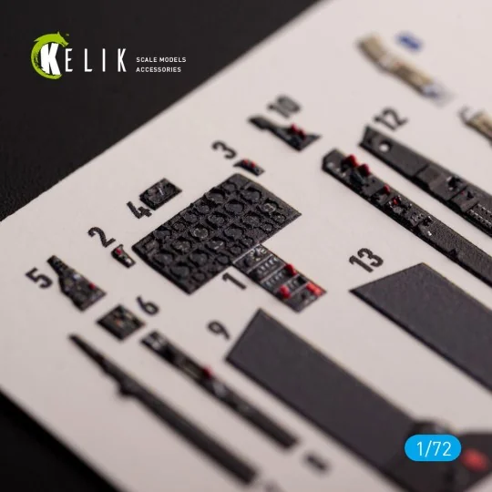 F-86A Sabre - interior 3D decals for ClearProp kit - Kelik K72177