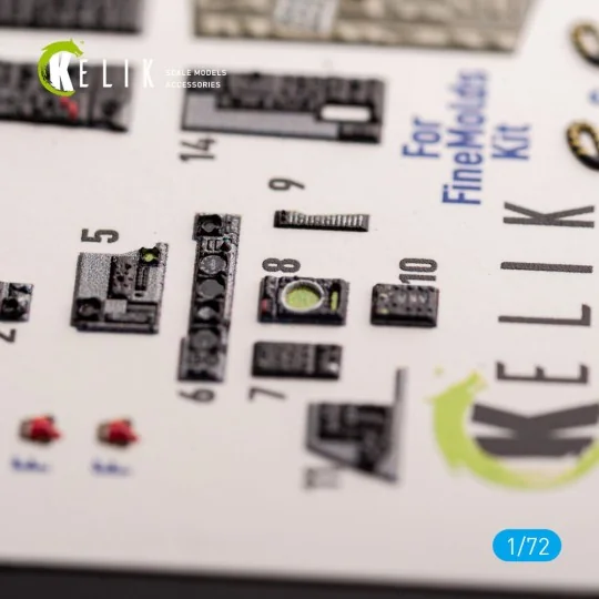 F-4N Phantom - interior 3D decals for FineMolds kit - Kelik K72188