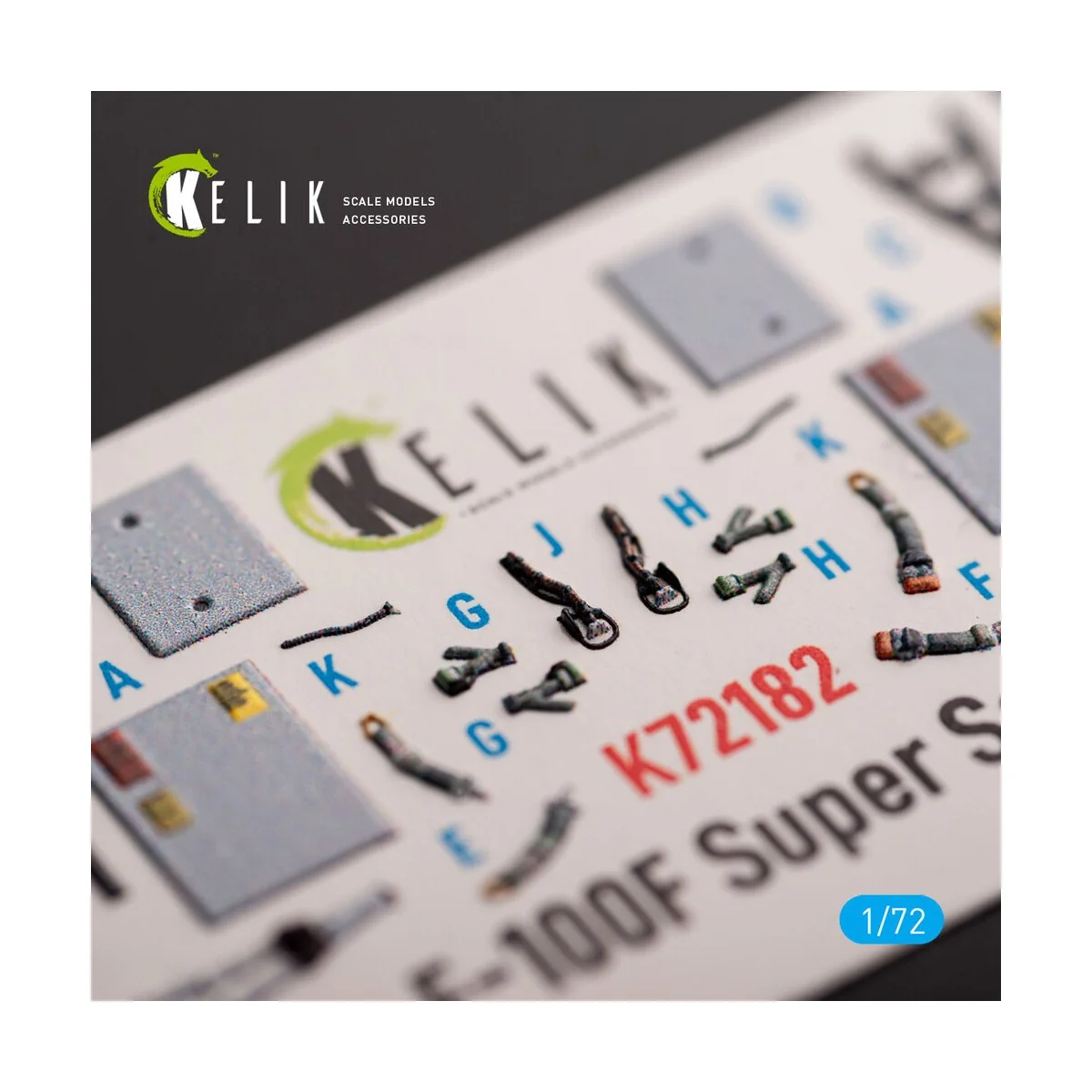 F-100F - interior 3D decals for Trumpeter kit, 1/72 - Kelik K72182 F-100F - interior 3D decals for Trumpeter kit, 1/72 - Kelik K72182