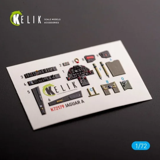 Jaguar A - interior 3D decals for HobbyBoss kit - Kelik K72179 Jaguar A - interior 3D decals for HobbyBoss kit - Kelik K72179