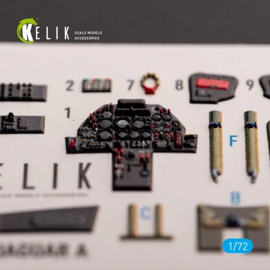 Jaguar A - interior 3D decals for HobbyBoss kit - Kelik K72179 Jaguar A - interior 3D decals for HobbyBoss kit - Kelik K72179