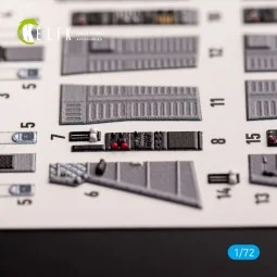 T-2 Advanced Trainer - interior 3D decals for Platz kit - Kelik K72192