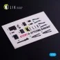 H-21 Flying Banana - interior 3D decals for Italeri kit - Kelik K72197