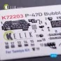 P-47D Bubbletop - interior 3D decals for Tamiya kit, 1/72 - Kelik K...