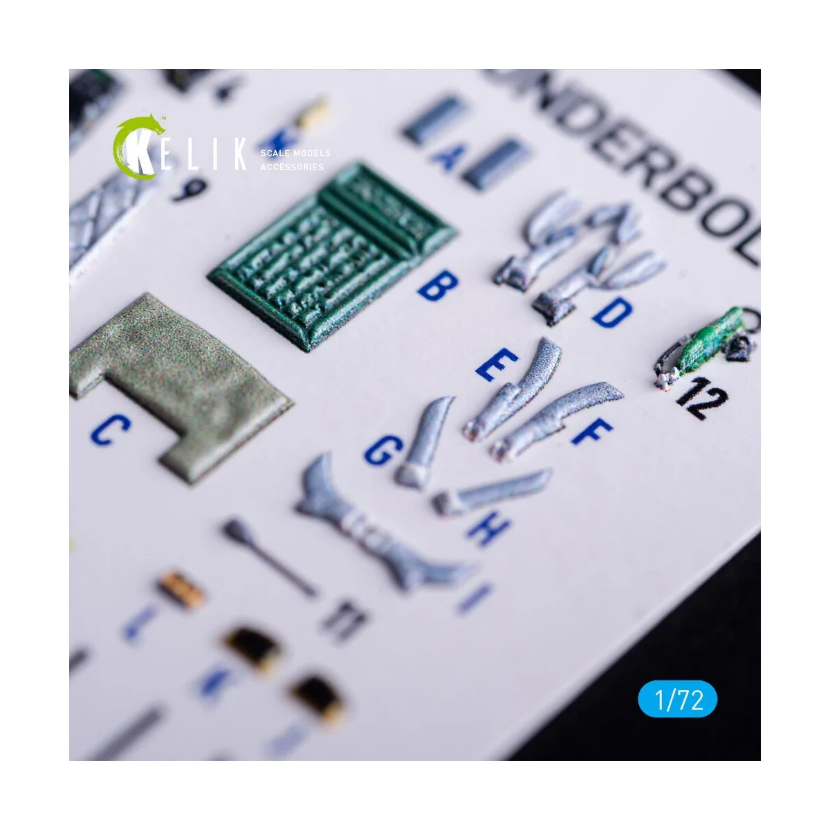 A-10C - interior 3D decals for Hasegawa kit - Kelik K72198