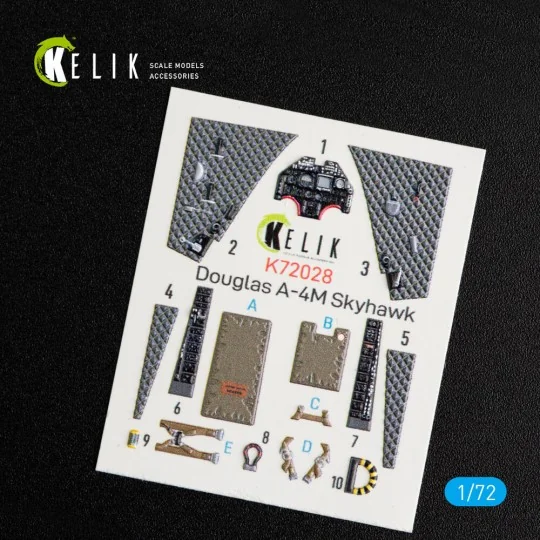 A-4M Skyhawk interior 3D decals for Fujimi/Hobby 2000 kit - Kelik K... A-4M Skyhawk interior 3D decals for Fujimi/Hobby 2000 kit - Kelik K...