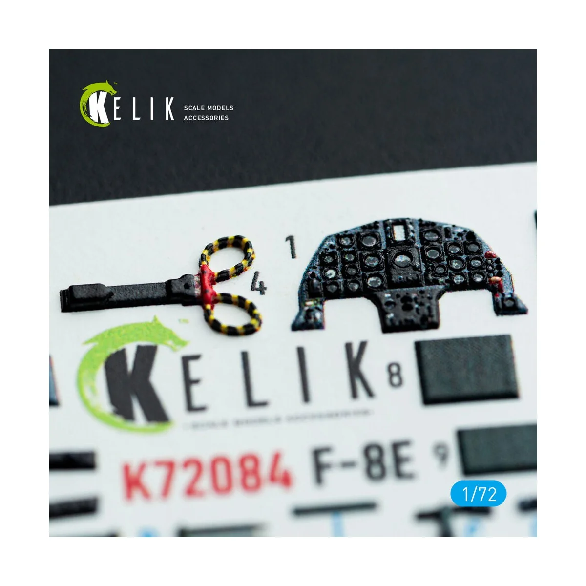 F-8E Crusader - interior 3D decals for Academy kit, 1/72 - Kelik K7... F-8E Crusader - interior 3D decals for Academy kit, 1/72 - Kelik K7...