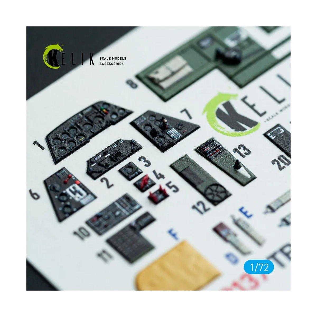 TBM-3 Avenger - interior 3D decals for HobbyBoss kit - Kelik K72137