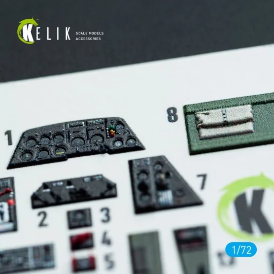 TBM-3 Avenger - interior 3D decals for HobbyBoss kit - Kelik K72137