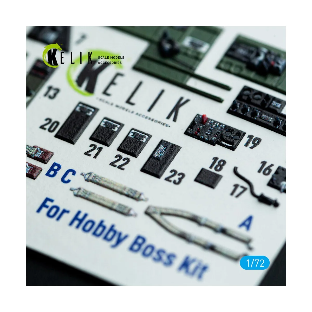 TBM-3 Avenger - interior 3D decals for HobbyBoss kit, 1/72 - Kelik ...