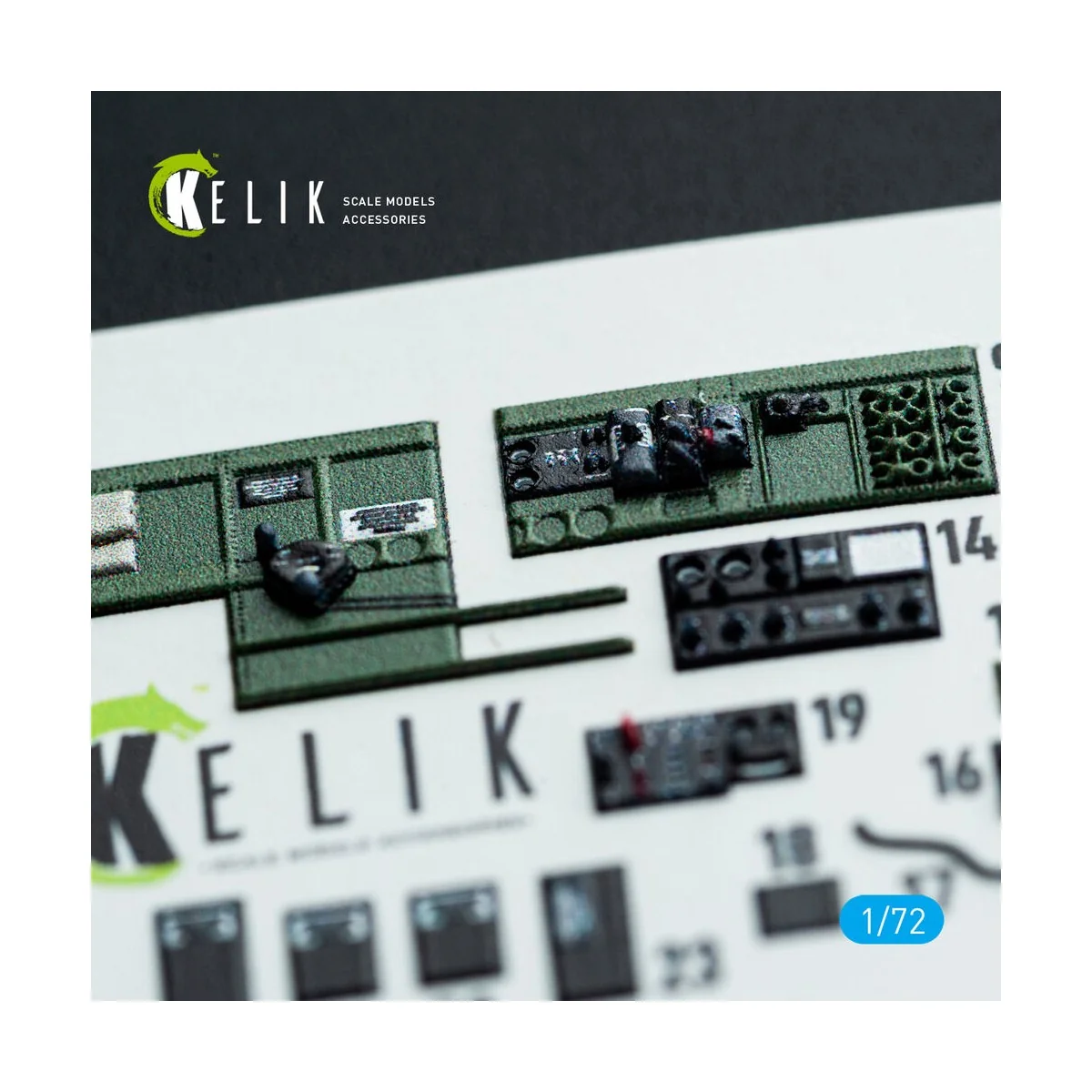 TBM-3 Avenger - interior 3D decals for HobbyBoss kit, 1/72 - Kelik ...