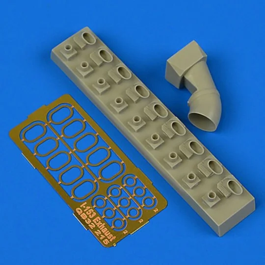 I-153 Chaika exhaust for ICM, 1/32 - Quickboost QB32 215 I-153 Chaika exhaust for ICM, 1/32 - Quickboost QB32 215