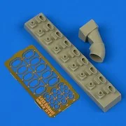 I-153 Chaika exhaust for ICM, 1/32 - Quickboost QB32 215 I-153 Chaika exhaust for ICM, 1/32 - Quickboost QB32 215